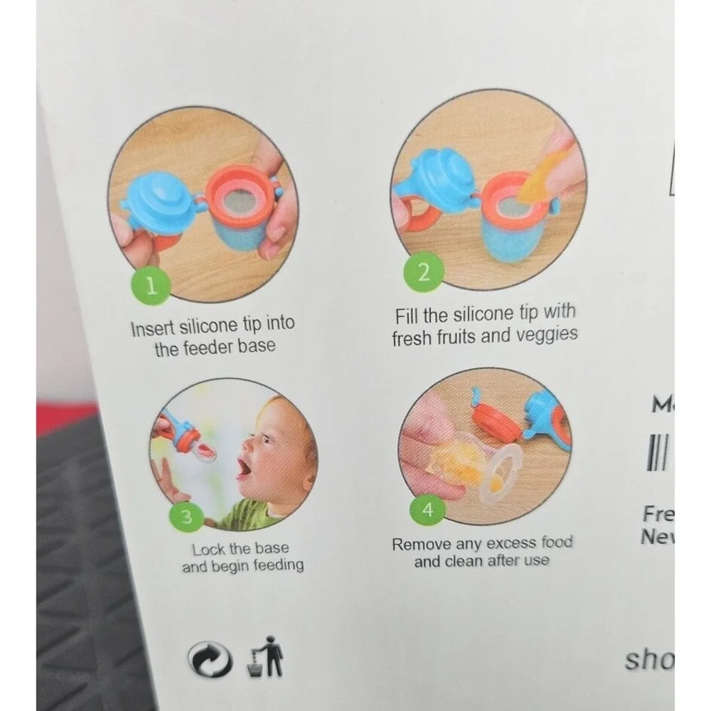 Lullababy Fresh Food Feeder Set NEW 3+ Months BPA Free‎